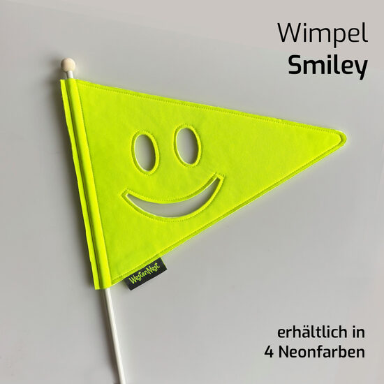 Wimpel Smiley