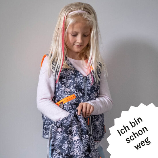 »Blaue Piraten« Orange / 5 bis 8 Jahre