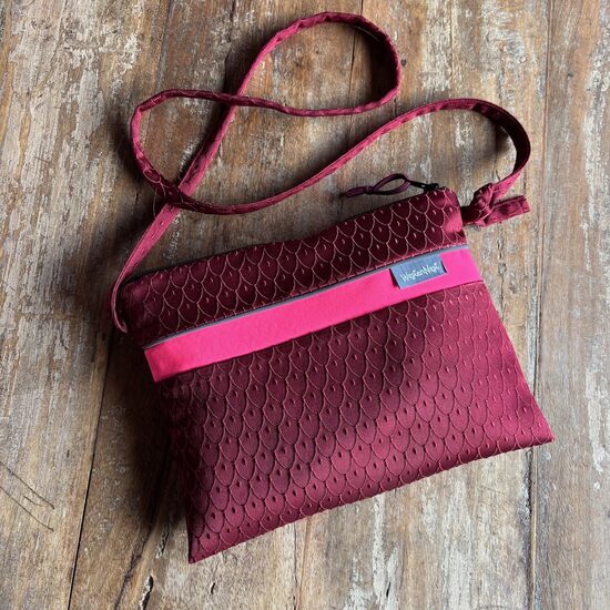 ShoulderBag light Bordeaux/Pink (27 x 21 cm)
