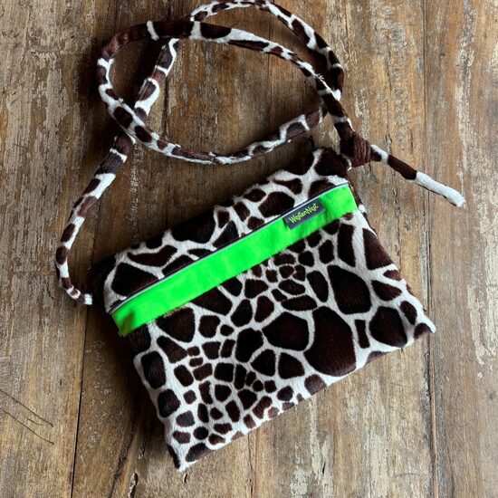 ShoulderBag light Giraffe/Grün (27 x 21 cm)