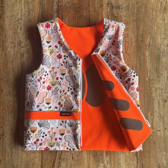 »Schmetterlino« Orange / 6 bis 8 Jahre