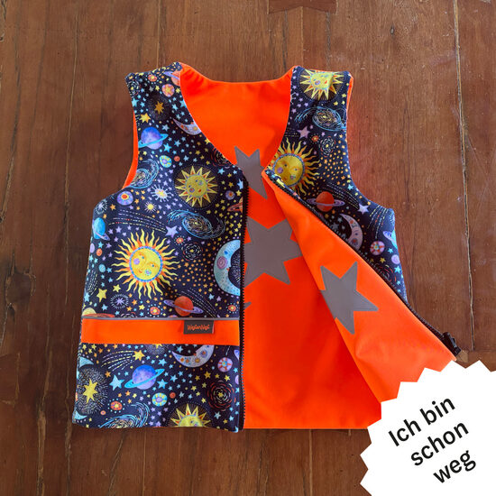 »SonneMond & Sterne« Orange / 6 bis 8 Jahre