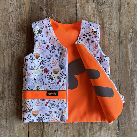 »Schmetterlinchen« Orange / 2 bis 3 Jahre