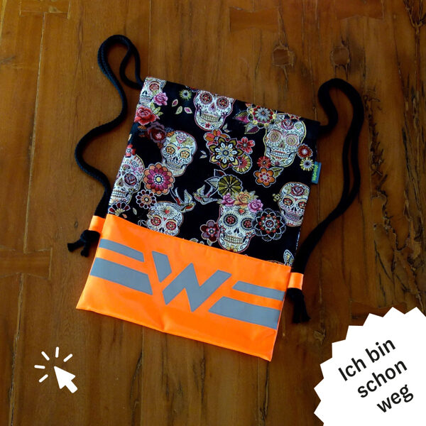 HipsterBag »Los Muertos« Large