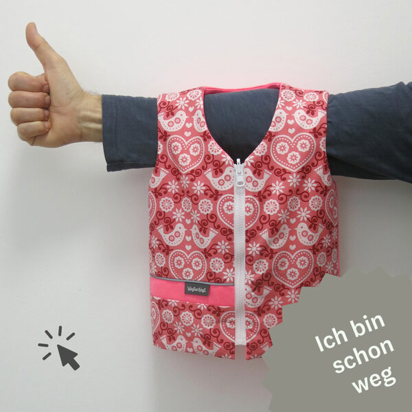 »Herzilein« Pink / 2 bis 4 Jahre