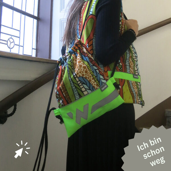 HipsterBag »50ShadesOnGreen« Medium